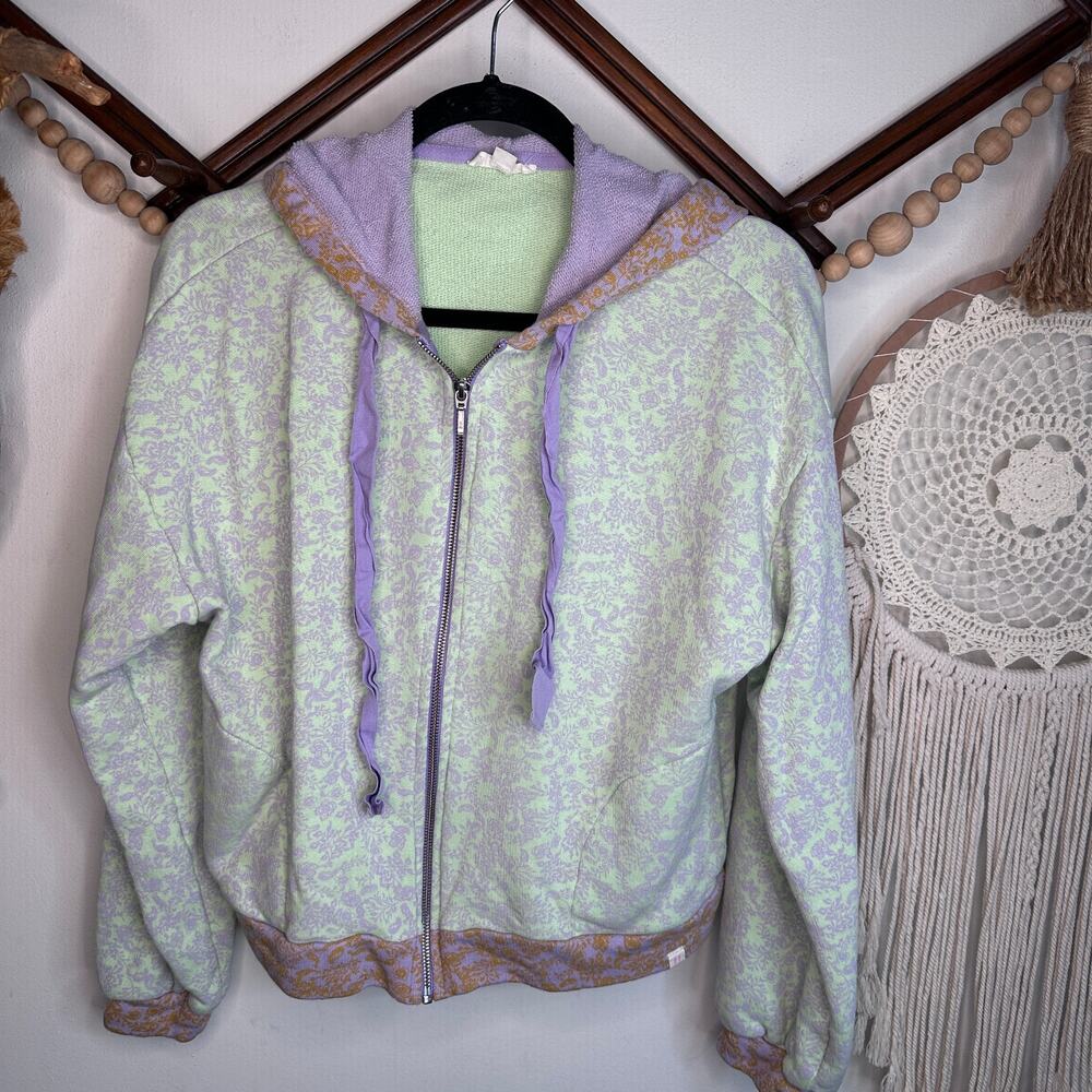 Roller Rabbit Ismay Blair Floral Zip Hoodie